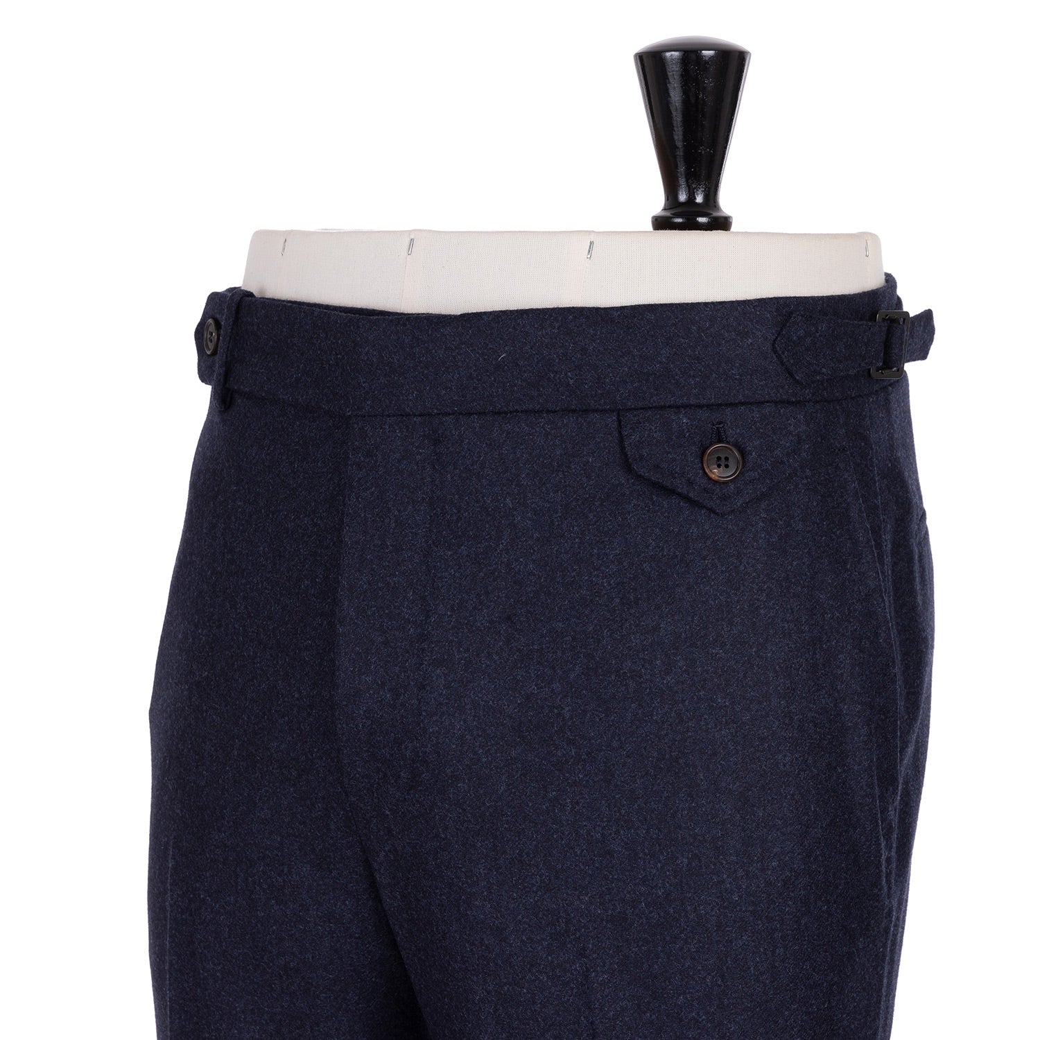 Exklusiv für Michael Jondral: Blaue Flanellhose aus reiner Wolle - Rota Sartorial